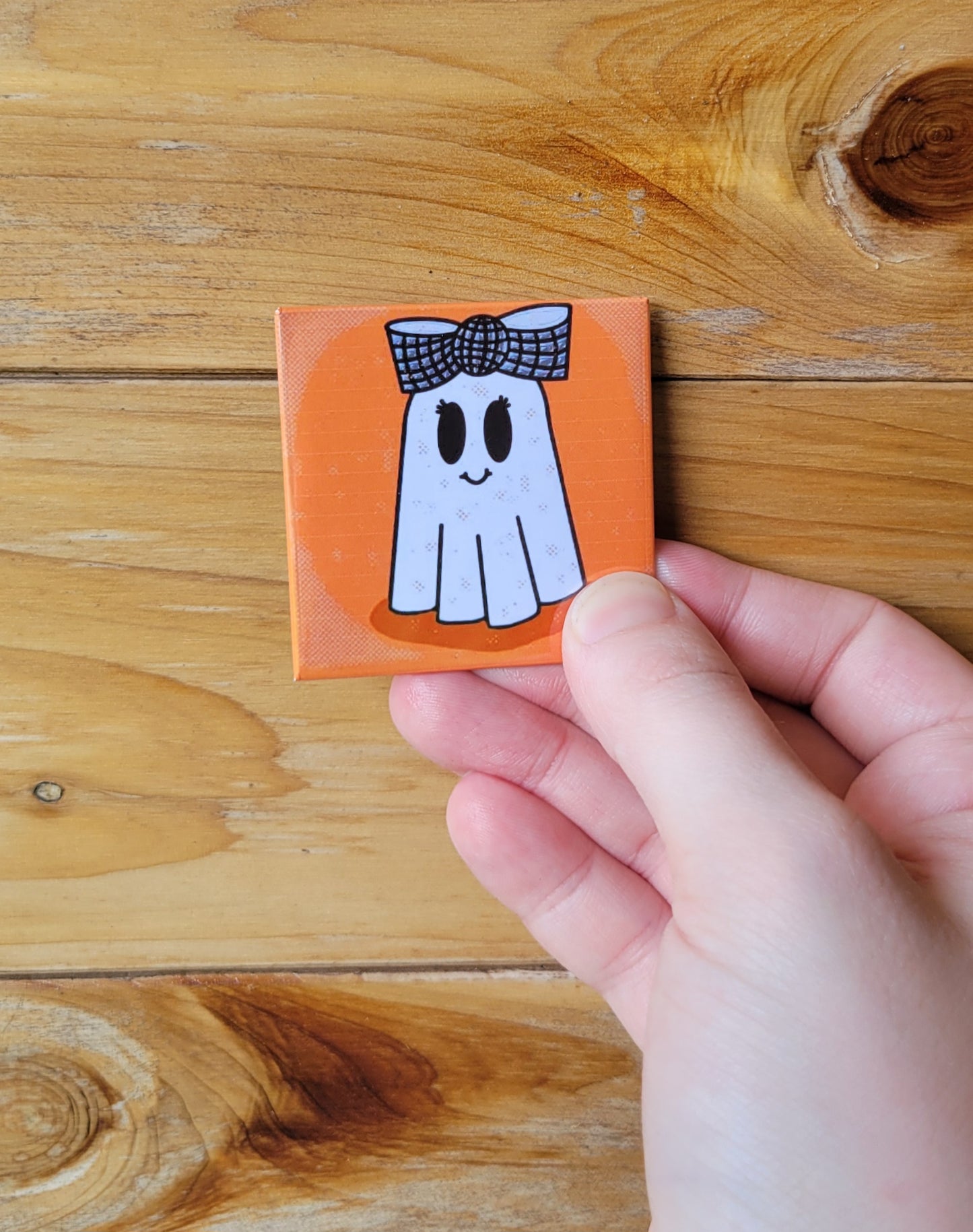 BOO-TIFUL Ghost Fridge Magnet