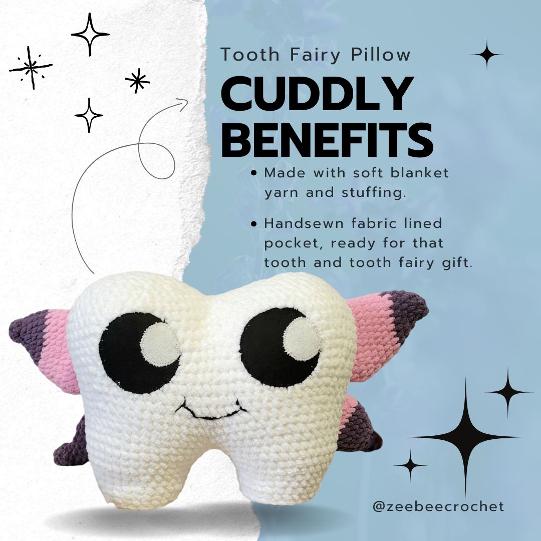 Tooth Fairy Pillow with Pocket