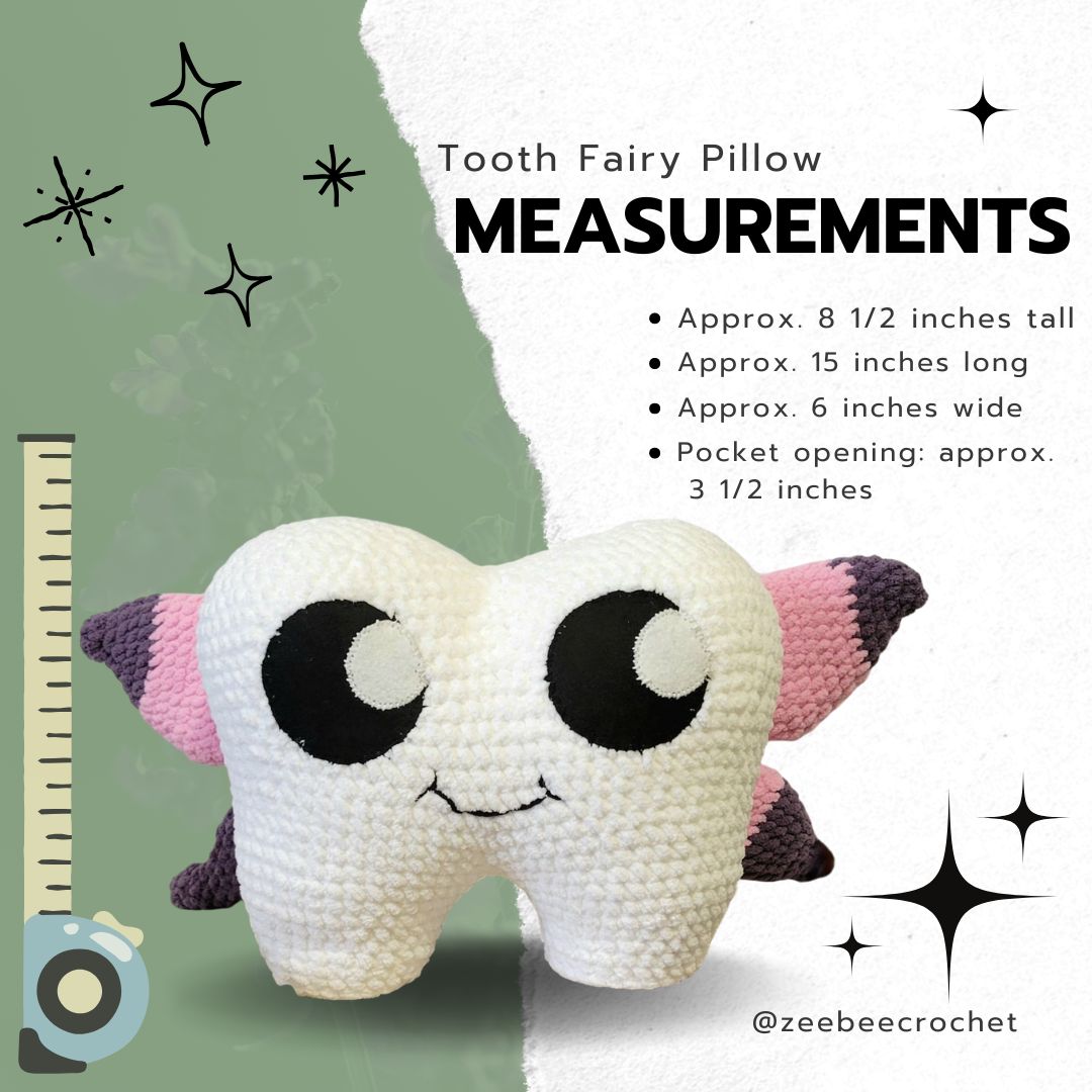 Tooth Fairy Pillow with Pocket