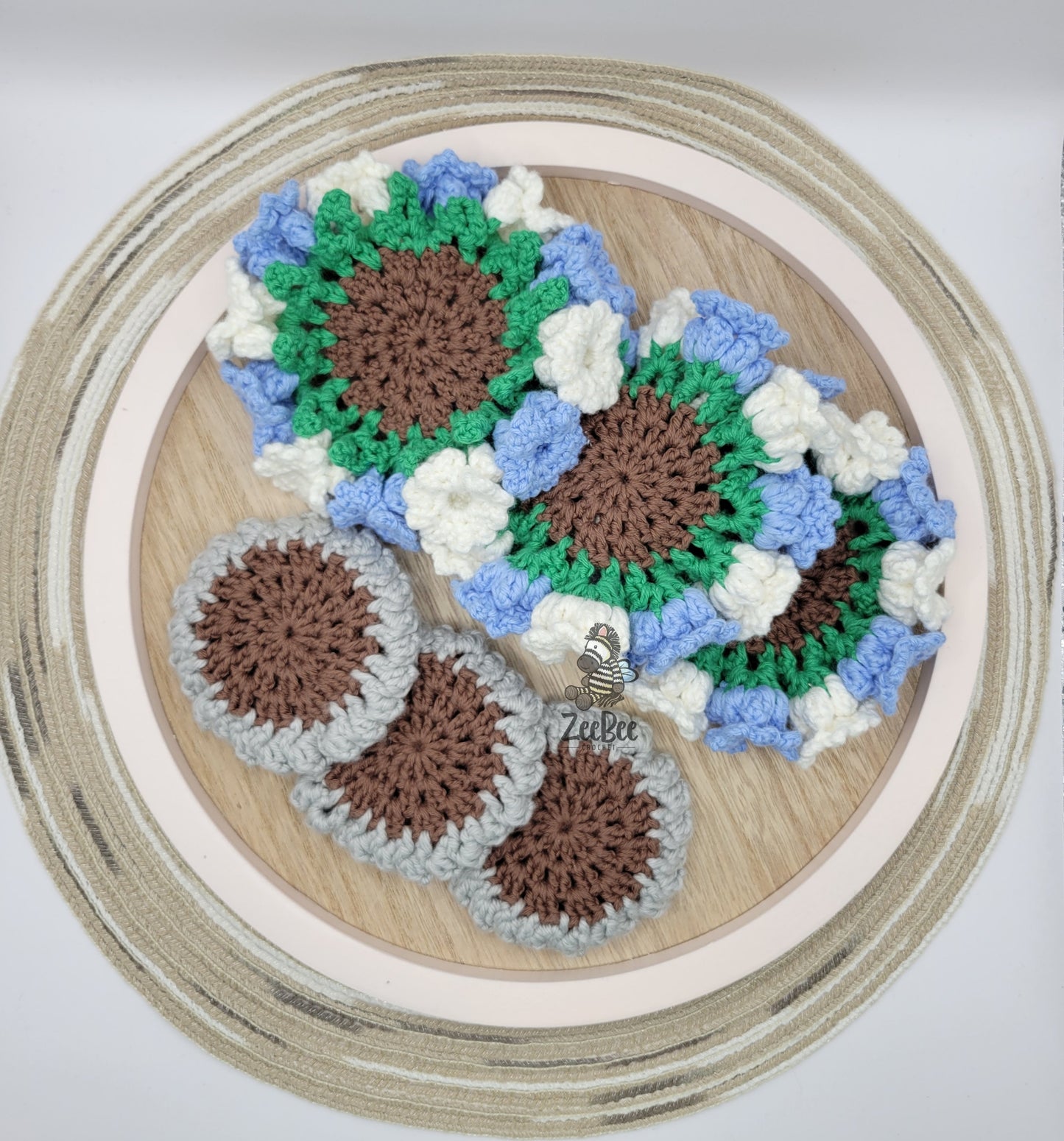 Flower Pot Coaster Set of 6