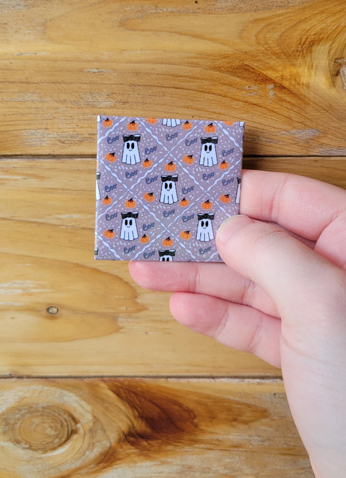 BOO-TIFUL DISCO Pattern Fridge Magnet